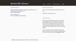 Desktop Screenshot of bartlesvillefalcons.com
