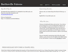 Tablet Screenshot of bartlesvillefalcons.com
